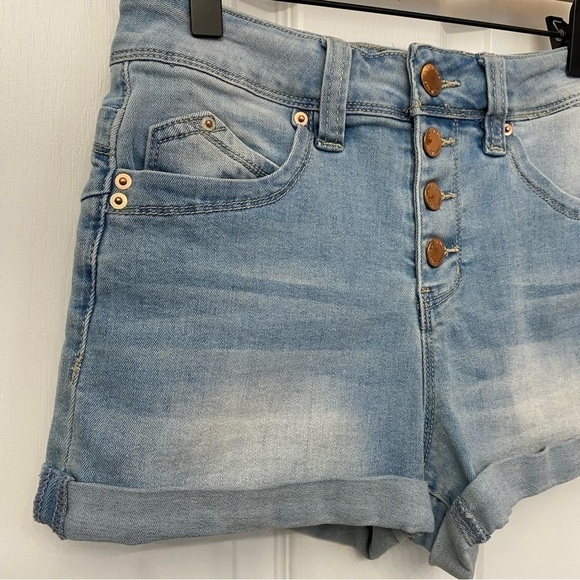 YMI High Rise Jean Shorts Button Fly Size 3 - Picture 3 of 15